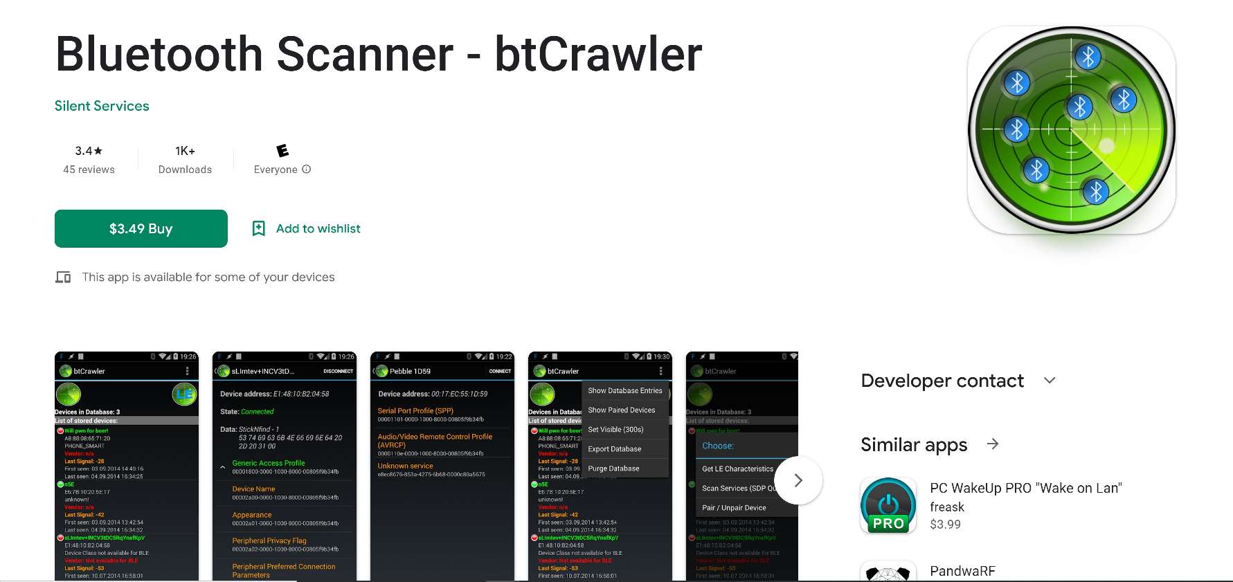 btcrawler app
