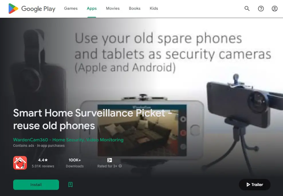 5 Free Apps for Spying on Someone Through Their Phone Camera  - Smart Home Surveillance Picket